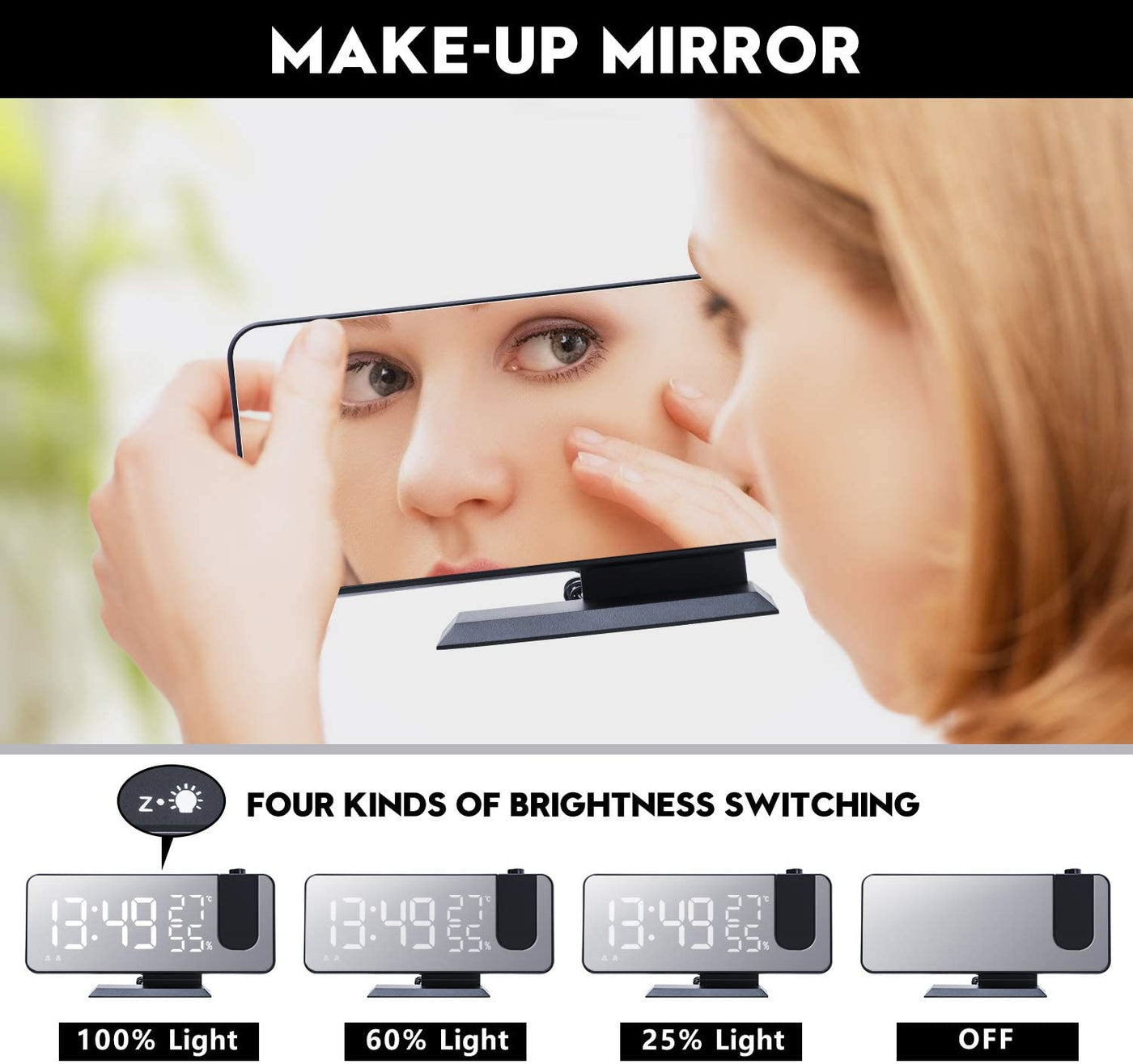 Projection Digital Alarm Clock