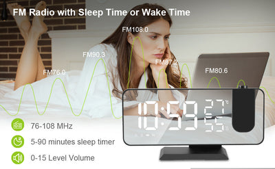 Projection Digital Alarm Clock