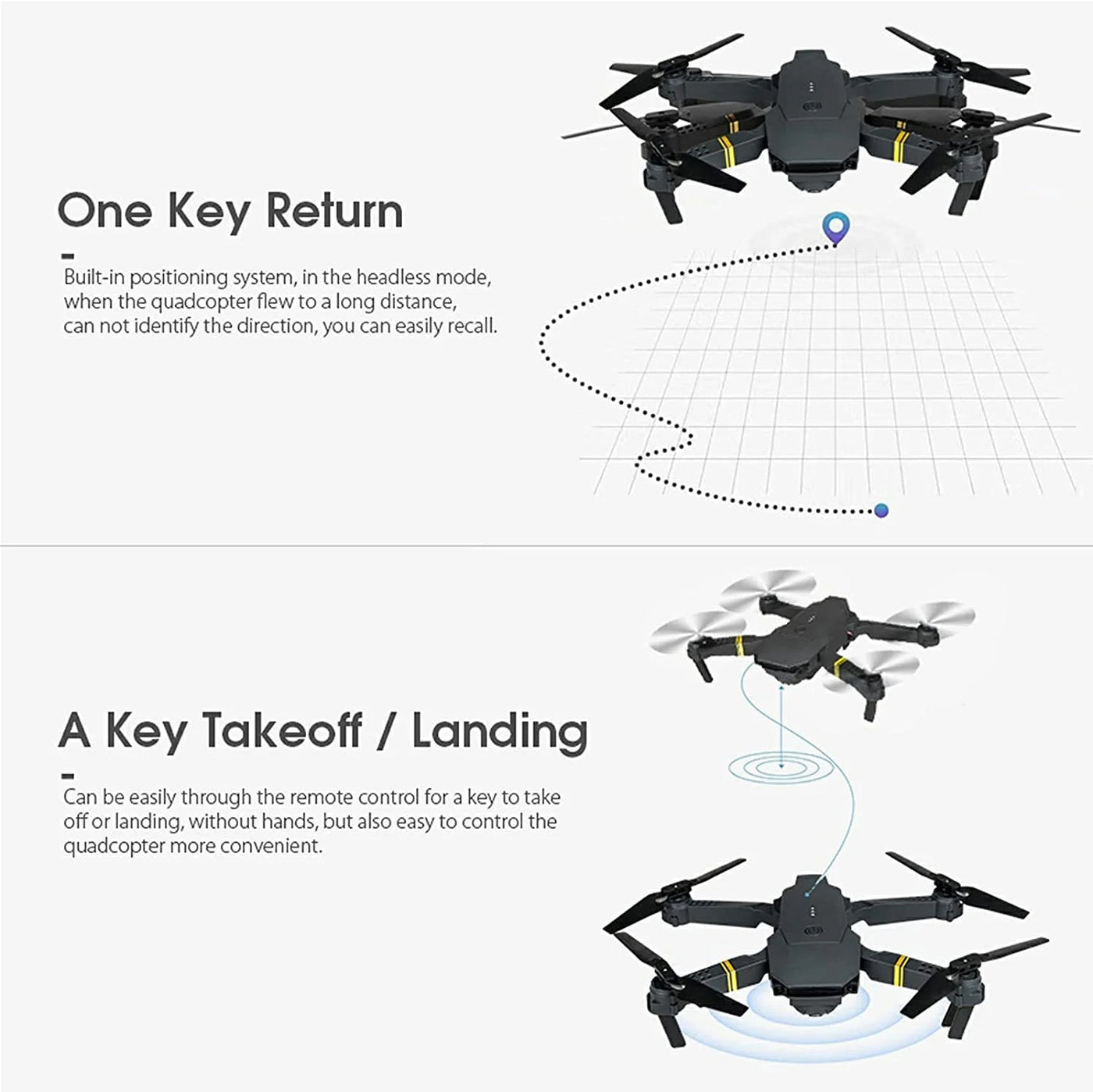 Dual Camera Foldable Drone